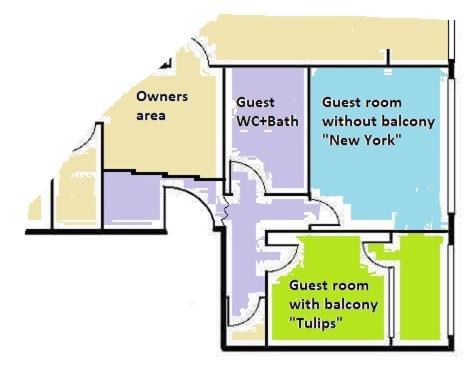 Accommodatie bij particulieren Tulips - Guest Close To The Airport, Free Street Parking Sofia